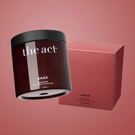 Скраб для тела THE ACT Скраб-соль для тела бани и сауны 