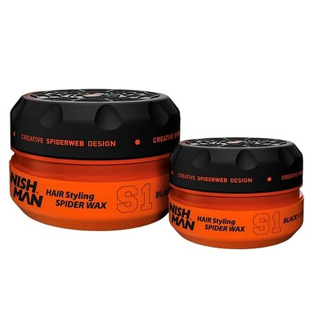 Воск для укладки волос NISHMAN Воск-паутинка для волос S1 Black Widow