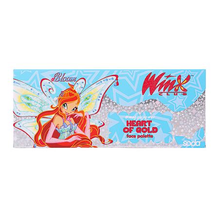 Палетка SODA Палетка для лица Heart Of Gold #magicalpower. Коллекция Winx