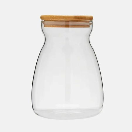 Банка для хранения KIMBERLY PREMIUM Банка для хранения с деревянной крышкой, 1200 мл