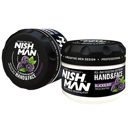 Крем для лица NISHMAN Увлажняющий крем для лица и рук с ароматом Ежевики