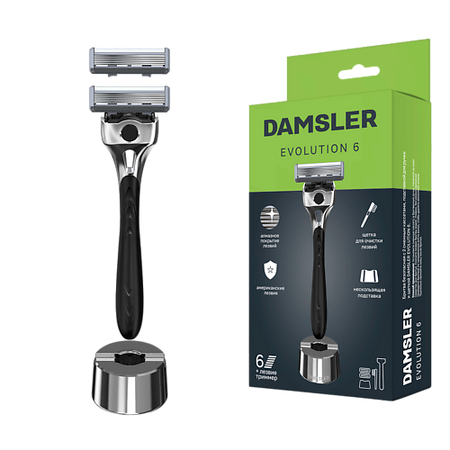 Станок для бритья DAMSLER Станок для бритья вирджиния пострел нить истории как прялка веретено и ткацкий станок помогли построить цивилизацию