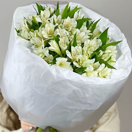 Букет живых цветов OPTROZ.RU Воздушный букет из альстромерий