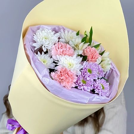 Букет живых цветов OPTROZ.RU Букет - комплимент