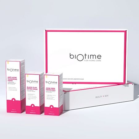 Набор средств для лица BIOTIME FOR HOME CARE Очищающий и матирующий набор уходовой косметики для лица