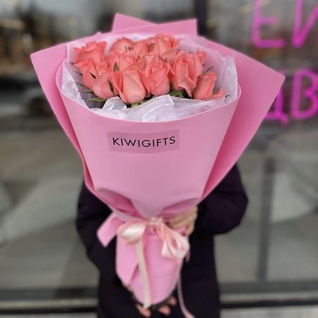 Букет живых цветов KIWIGIFTS Букет цветов живые Розы