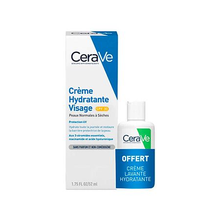 Набор средств для лица CERAVE Увлажняющий набор для нормальной и сухой кожи