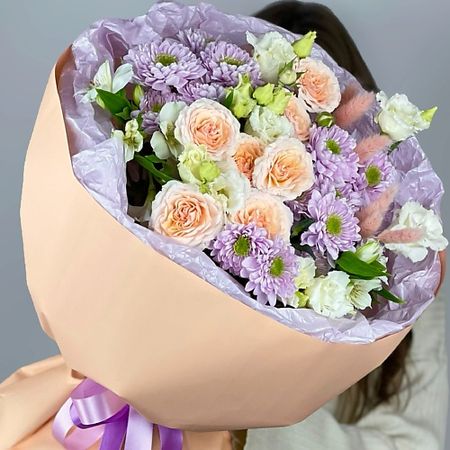 Букет живых цветов OPTROZ.RU Букет «Теплые мгновения»