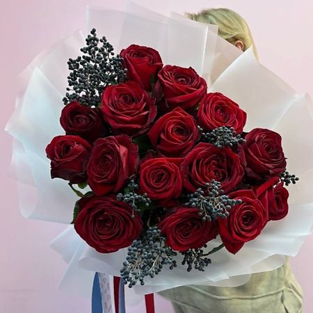 Букет живых цветов ЗАЦВЕТАЙ. ЦВЕТОЧНЫЙ БУТИК Букет ночь любви