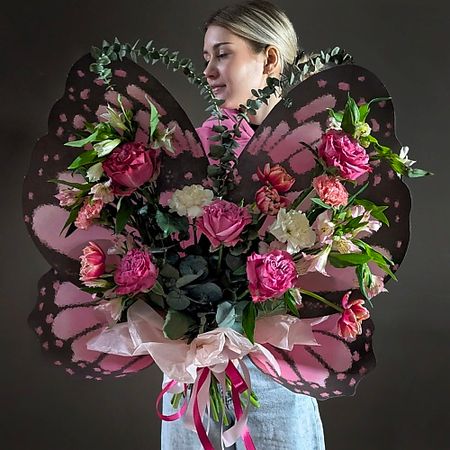 Букет живых цветов KRASFLOWERS Букет «Valesina»