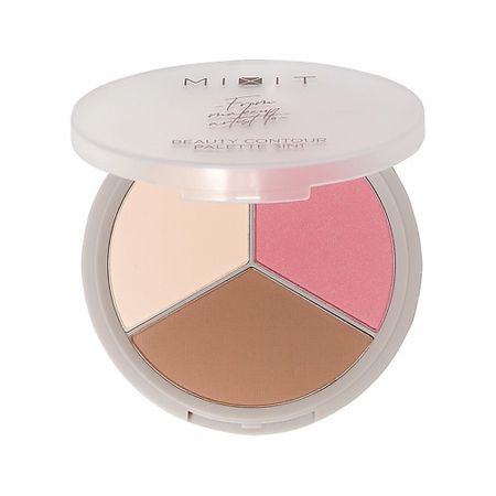 Контуринг MIXIT Палетка для скульптурирования лица BEAUTY CONTOUR 3в1