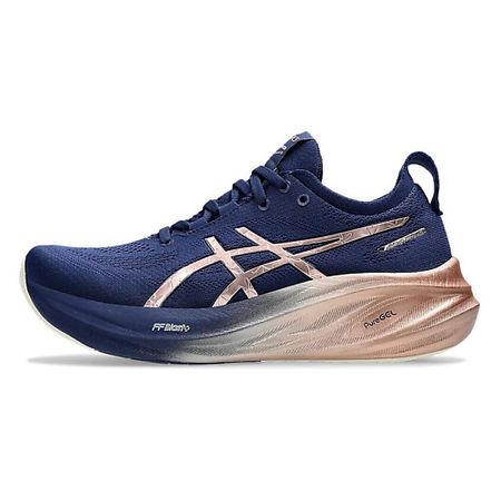Кроссовки ASICS Кроссовки Гель Nimbus 26 Беговые Низкие Синее золото Женские