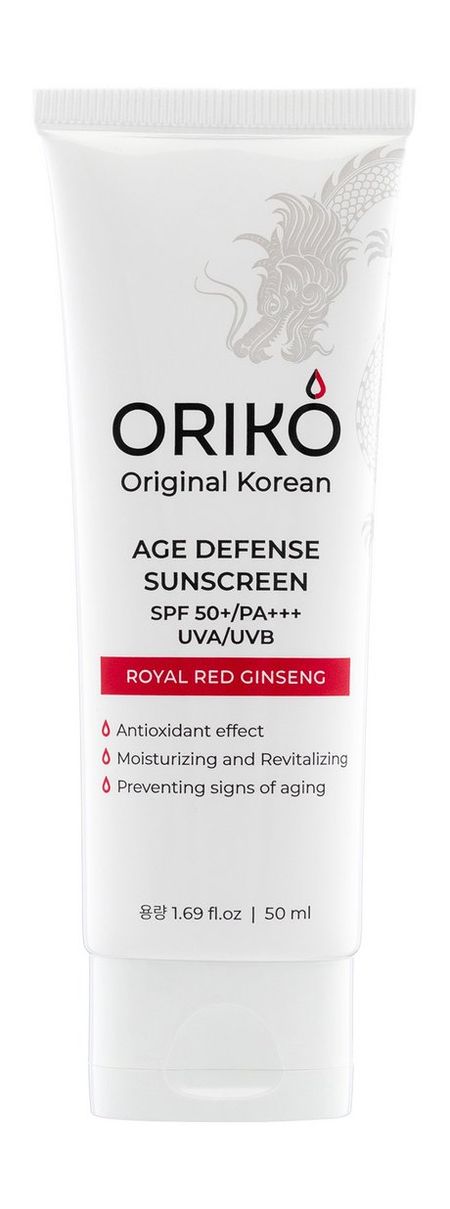 Oriko Royal Red Ginseng Age Defense Sunscreen SPF 50+/PA+++ ираида ивановна осовская природные и химические волокна