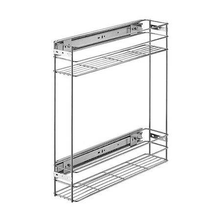 бутылочница Lemax 150мм с боковым креплением и доводчиком 450х110х470мм хром