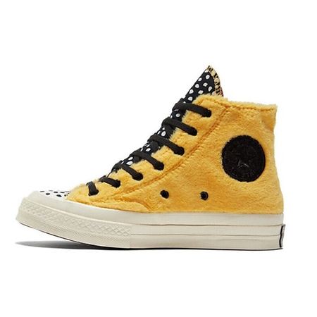 Кроссовки CONVERSE Кроссовки Chuck Taylor All Star 70 Hi Fleece Citron Zest Polka Dot Womens