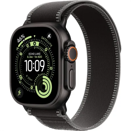 Смарт-часы Apple Watch Ultra 3 49mm Black Titanium Case with Black/Charcoal Trail Loop (S/M)