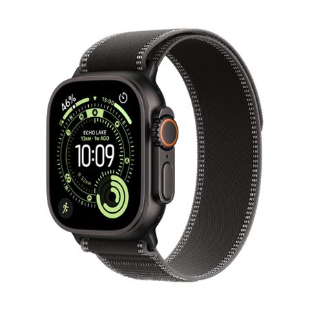 Смарт-часы Apple Watch Ultra 3 49mm Black Titanium Case with Black/Charcoal Trail Loop (M/L)