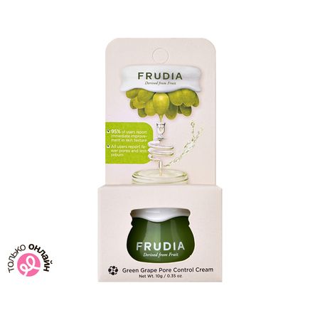 Крем для лица FRUDIA себорегулирующий с зеленым виноградом 10 г