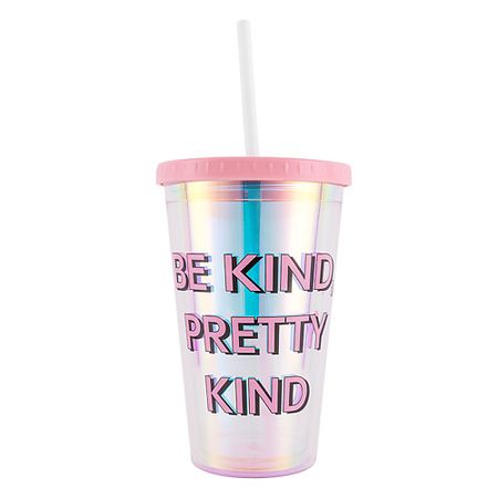 Стакан SODA Тамблер голографический #prettykind Be Kind Pretty Kind