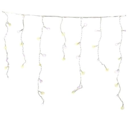 гирлянда-бахрома 2х0,5м 100LED теплый белый