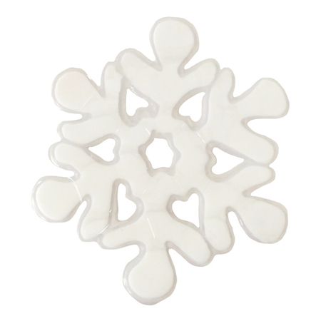 витраж Снежинка 15х15см ПВХ в ассортименте