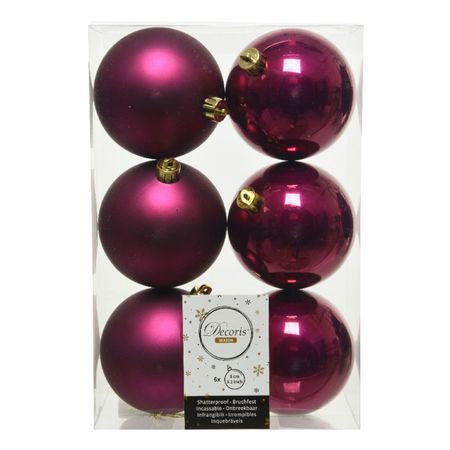 набор шаров 80мм 6шт пластик розовая магнолия иг 5 разв игры с накл розовая