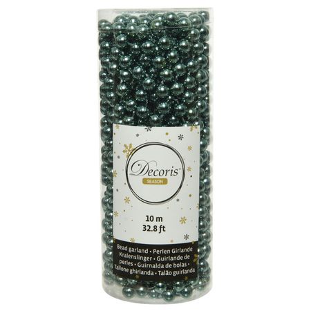 бусы Жемчуг 8мм 10м пластик голубой рассвет