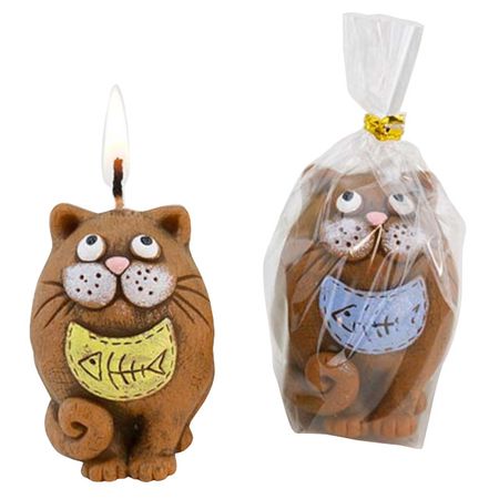 свеча Котик 7см попсокет мялка котик пвх 12 18031 202505 s69