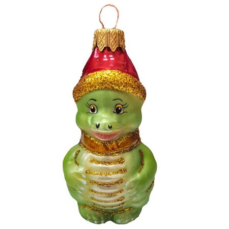 подвеска Символ года Дракоша в шапочке 9см стекло дракоша тоша изучаем цифры