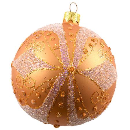 шар 95мм Орнамент-2 стекло мультиколор в асс-те