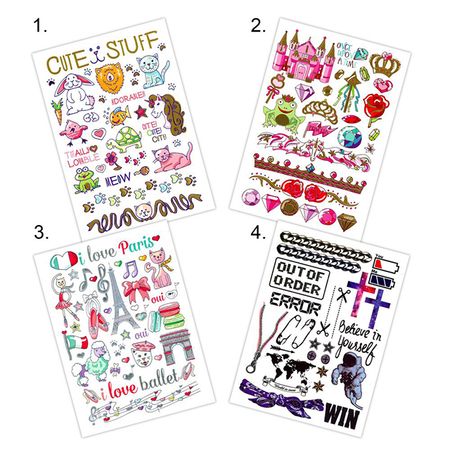 тату для тела Modern kids в асс-те переводные тату brawl stars в ассортименте