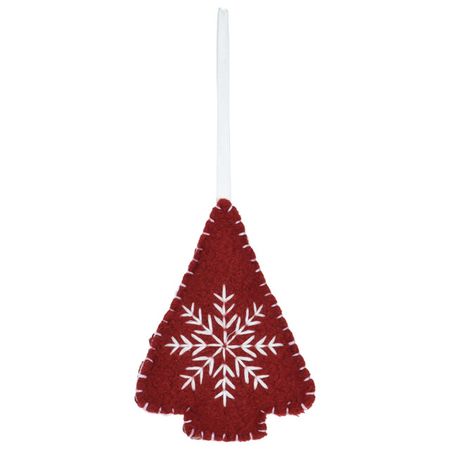 подвеска Сердце 10см полиэстер красно-белая в асс-те