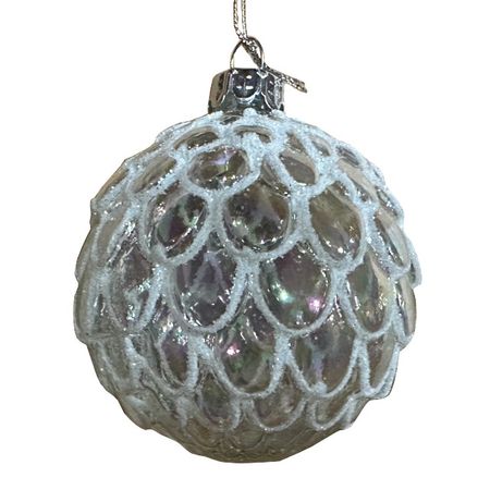 шар MAXIJOY Винтаж 80мм стекло прозрачный