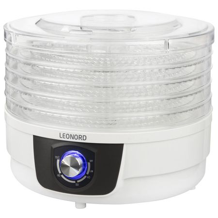 сушилка для овощей и фруктов LEONORD LE-1779 250Вт 12л 5 поддонов