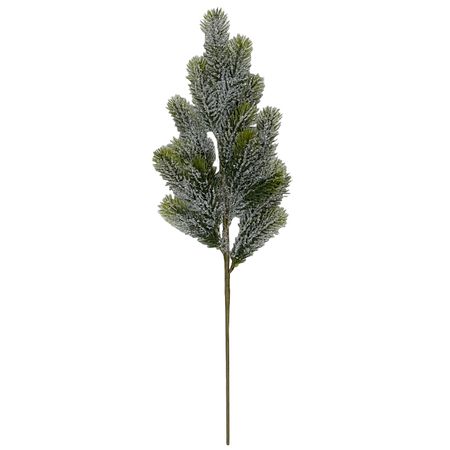 ветка новогодняя MAXIJOY еловая заснеженная 66см
