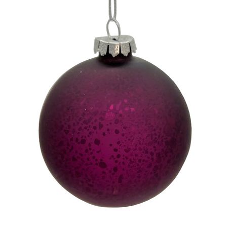 шар MAXIJOY Панбархат 80мм стекло фиолетовый