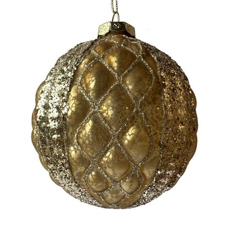 шар MAXIJOY Императорский 100мм стекло шампань