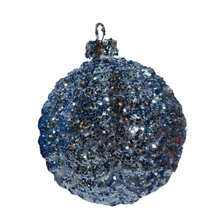 шар MAXIJOY Карнавал 80мм стекло голубой