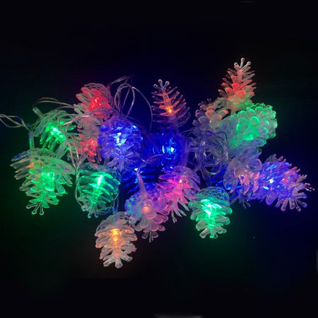 гирлянда MAXIJOY Шишки 2,9м 30LED мульти свет