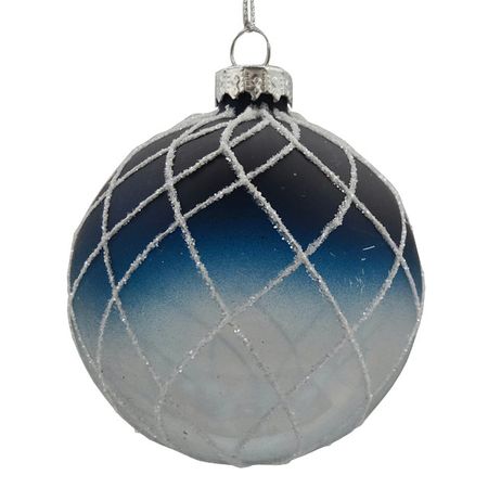 шар MAXIJOY Вуаль 80мм стекло синий