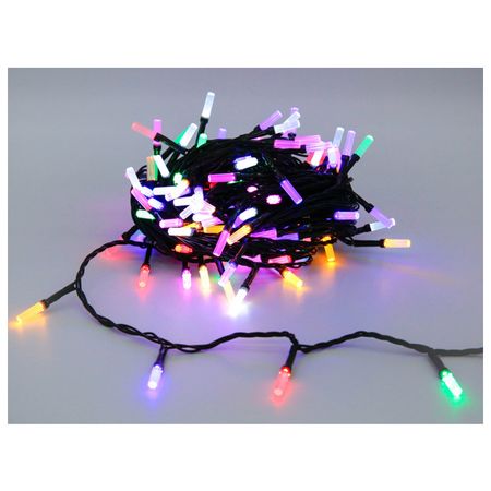 гирлянда MAXIJOY 7,9м 100LED мульти свет зеленый провод