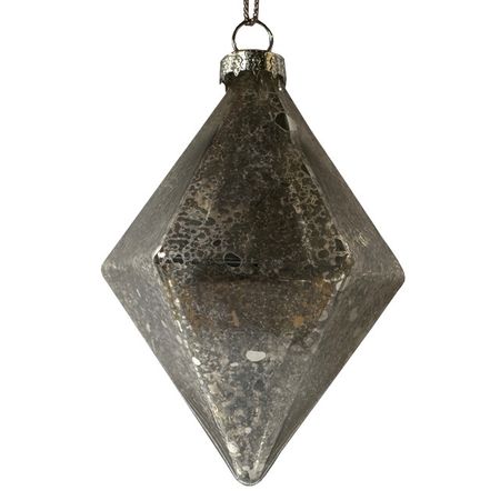 подвеска MAXIJOY Кулон 11см стекло серебряный