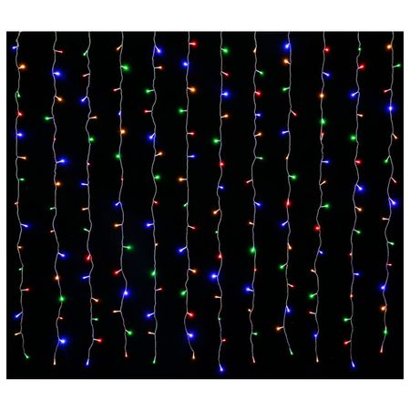 гирлянда-занавес MAXIJOY 2,7х2м 240LED мульти свет