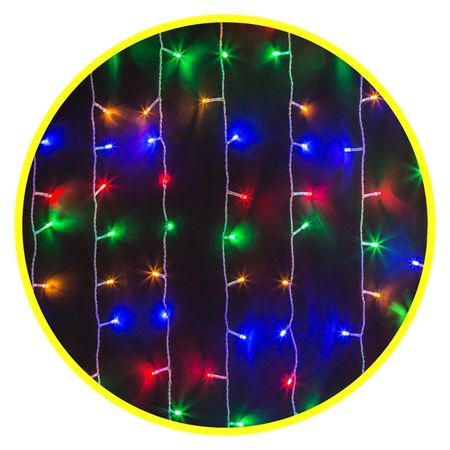 гирлянда NAVIGATOR занавес 1,5х1,5м 288 LED мульти свет