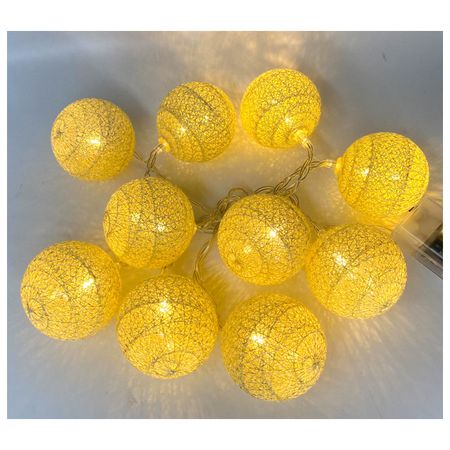 гирлянда MAXIJOY Золотые шарики 2,25м 16LED теплый белый свет