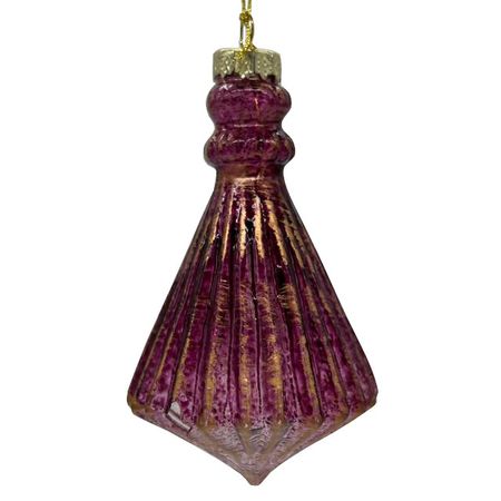 подвеска MAXIJOY Винтаж 12см стекло красный