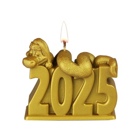 свеча Змея 2025 золото 8х8,8х4,6см как василь змея победил белорусская народная сказка