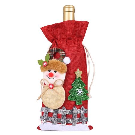 украшение на бутылку Милый снеговичок 30,5х14см мой милый дневничок с анкетами