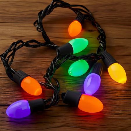 гирлянда MAXIJOY Лампочки-свечи 5м 10LED мульти свет