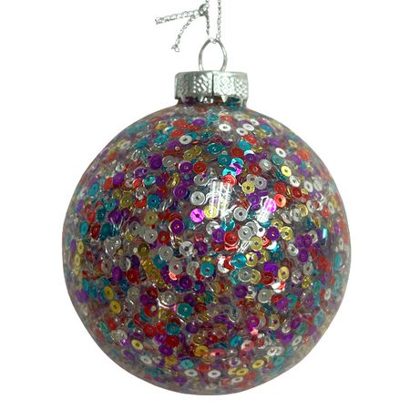 шар MAXIJOY Праздник 80мм стекло мультиколор